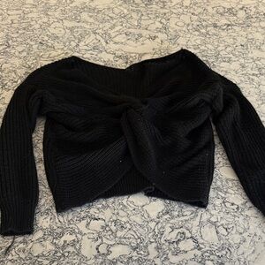 Black Knitted Sweater